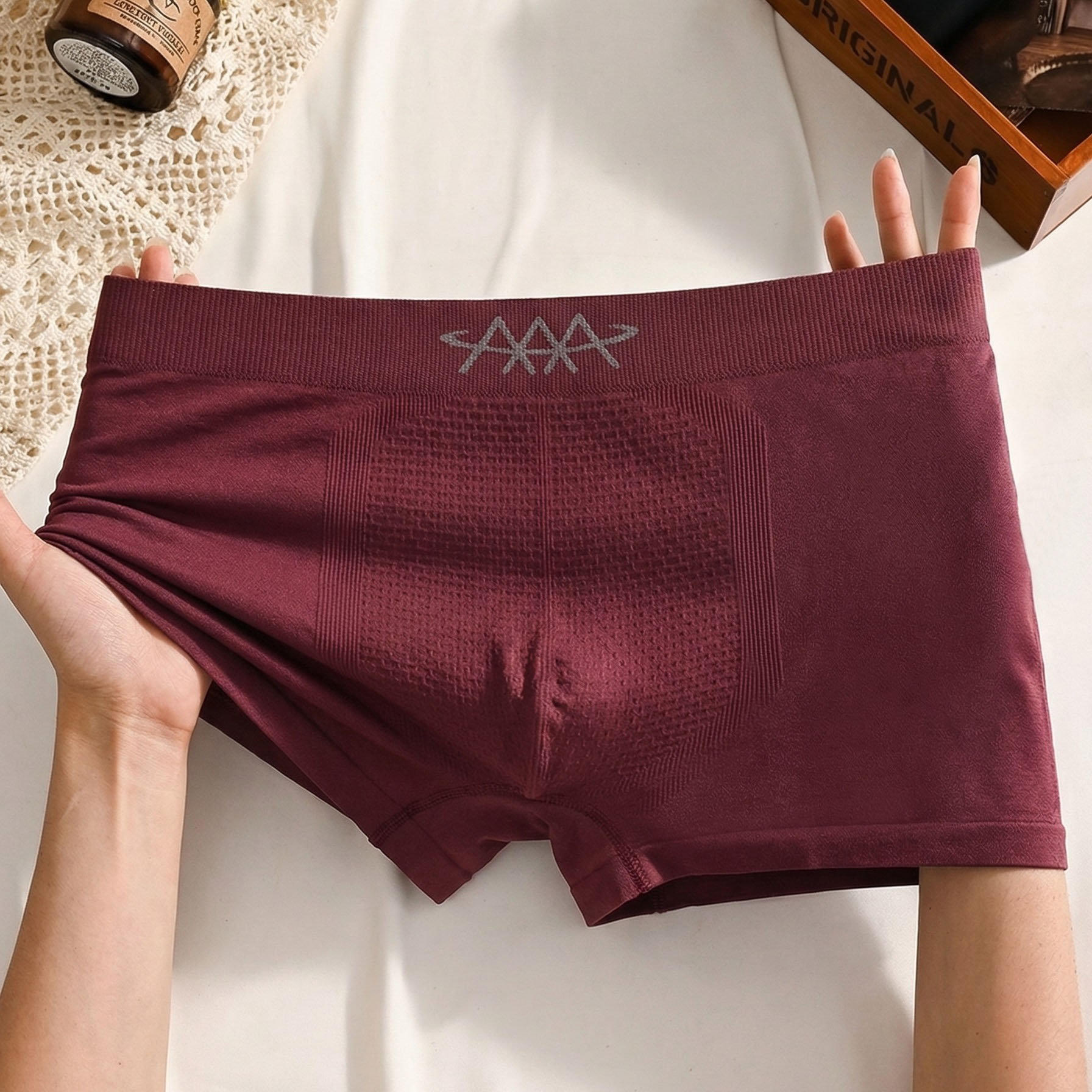 Boxer Shorts Modal - 1pcs Elastic Underwear Men's Boxer Shorts