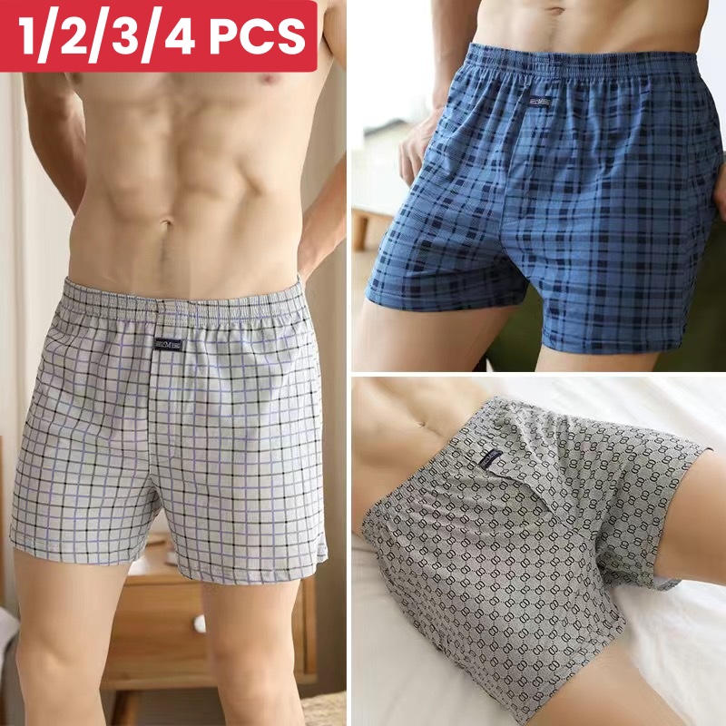 1/2/3/4PCS Plus Size M-XXXL Co - đánh giá và giá Boxer Brief Pack Cotton